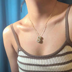 Collezione IN.CISO  ✔ AURA   Collana con Iniziale in Zirconi